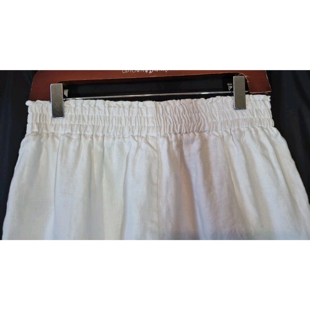Reformation Mila White Linen Shorts Small - Picture 8 of 9